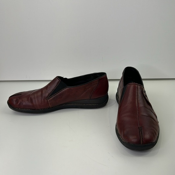 rieker red leather Women's loafer shoes - Picture 4 of 11
